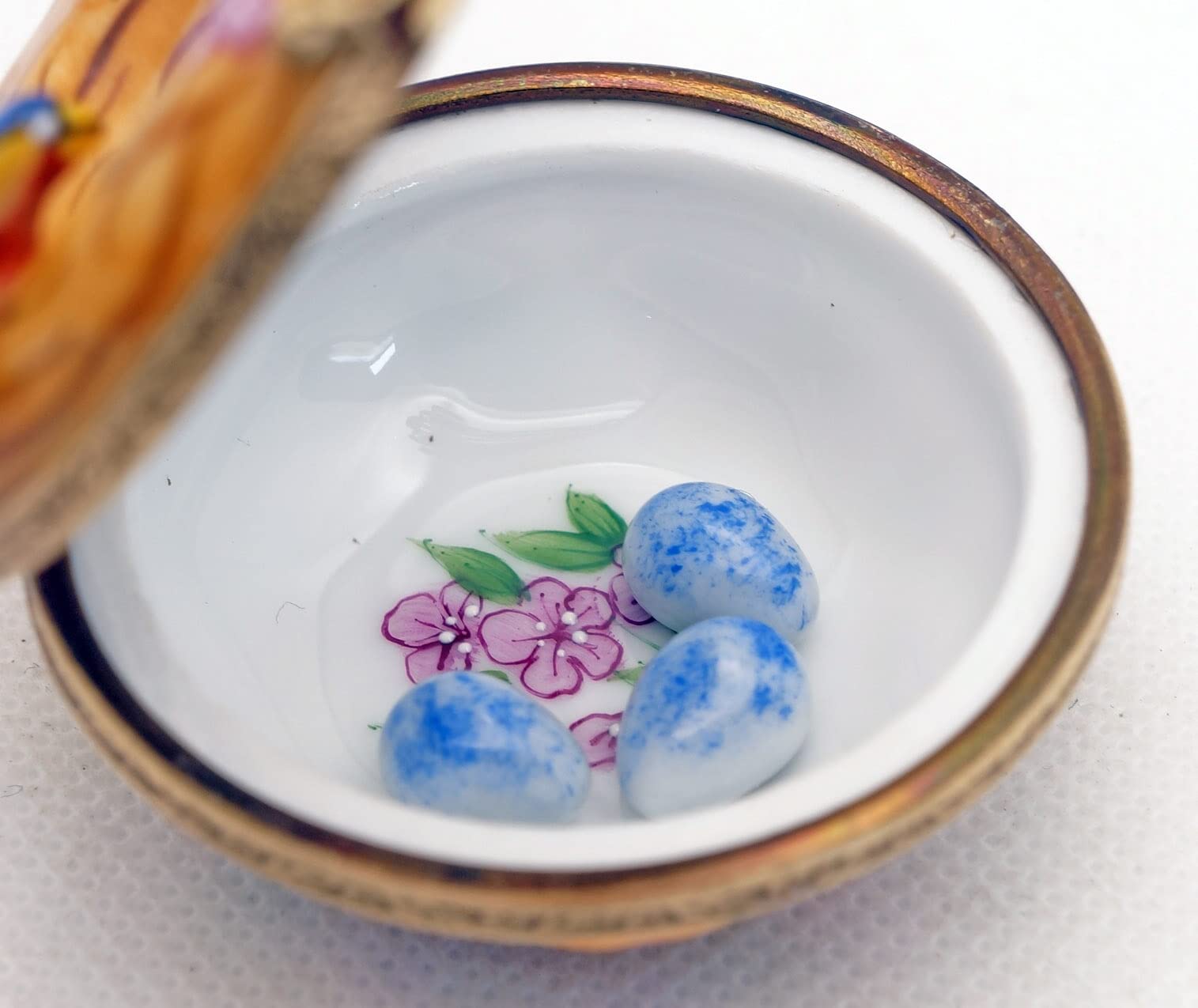 リモージュボックス　スズメ　love bird リモージュボックス スズメ love bird